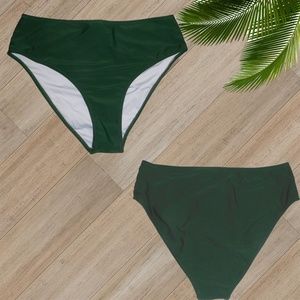 Cupshe Swim - NWT/ WHITE GREEN TWO PIECE SWIMSUIT Cupshe Swim - NWT/ WHITE GREEN TWO PIECE SWIMSUIT